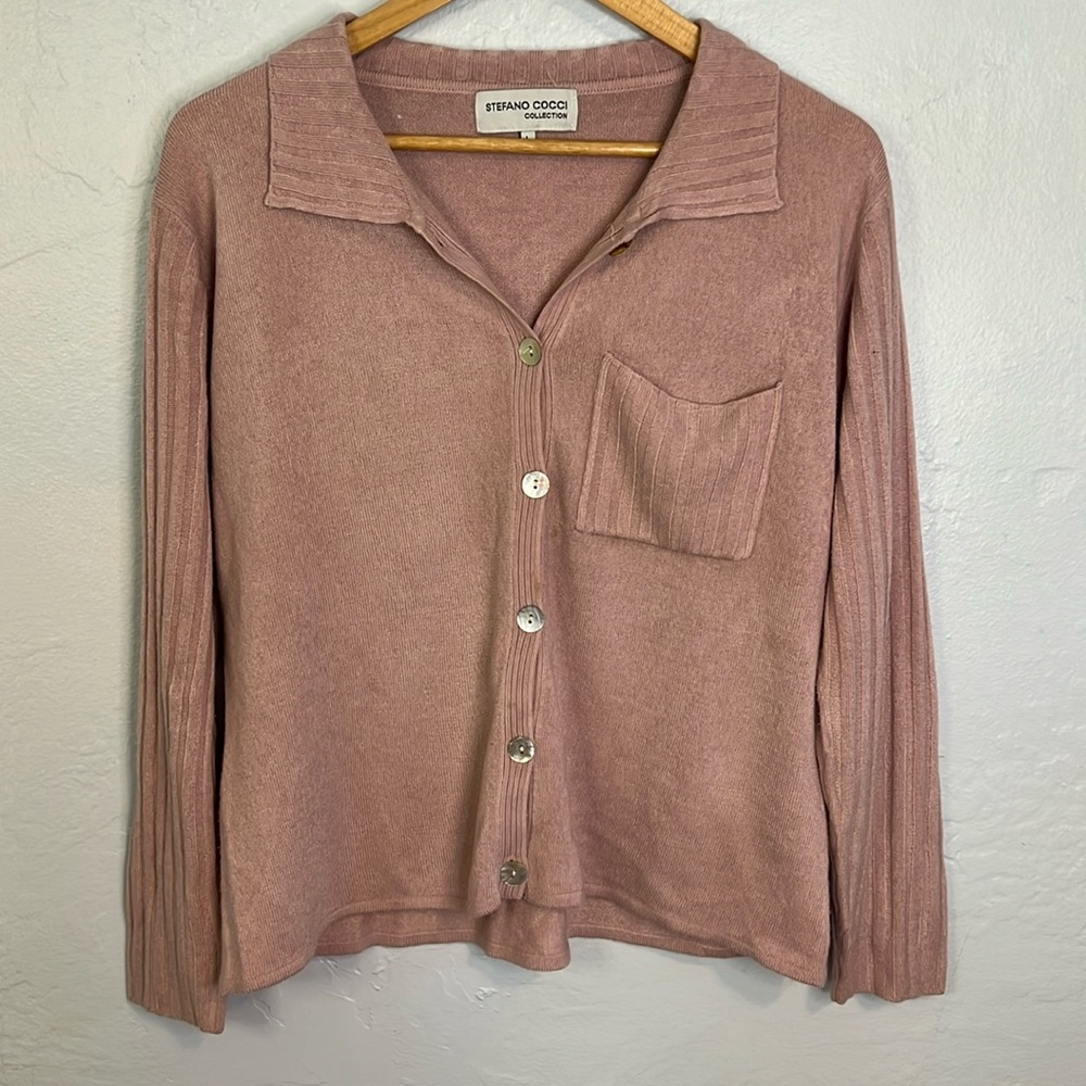 Stefano Cocci collection pink sweater